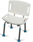 AquaSense Adjustable Bath Seat with Back - Bathroom Safety/Shower Chairs & Seats