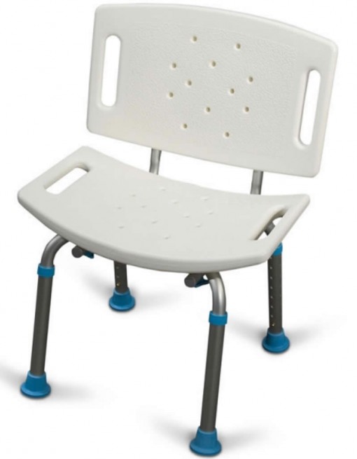 AquaSense Adjustable Bath Seat with Back in Bathroom Safety/Shower Chairs & Seats