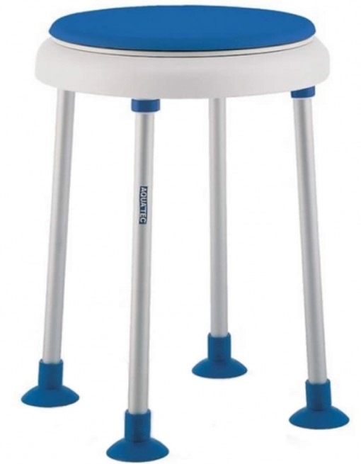 Shower Stool - Aquatec Disk on Dot in Bathroom Safety/Shower Chairs & Seats