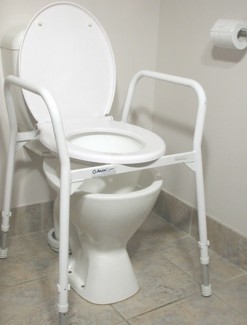 Over Toilet Aid Aluminium - Bathroom Safety/Toilet Aids