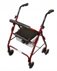 Seat Walker Compression Brakes and Curved Backrest - Walkers/Walkers with Wheels