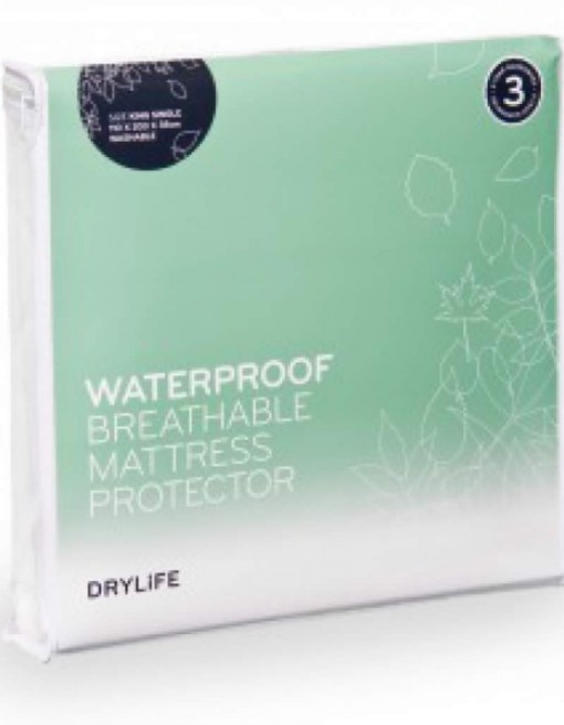 Drylife Waterproof Breathable Mattress Protector & Skirt in Incontinence/Bed Pads & Chucks