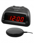 Global 360 Black Vibrating Alarm Clock - TTC-360BK - Medication Aids/Medication Reminders & Alarms