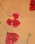 Floating Red Poppies Coated Table Cloth, Placemats & Aprons - Daily Aids/Dining & Eating Aids