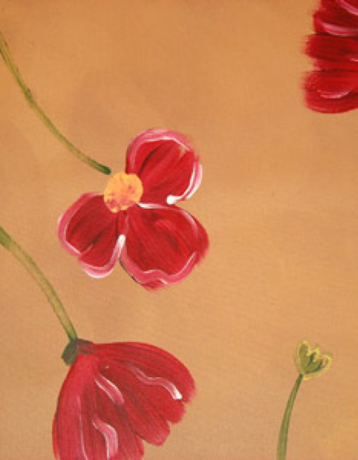 Floating Red Poppies Coated Table Cloth, Placemats & Aprons in Daily Aids/Dining & Eating Aids