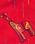 Giraffe on Red Coated Table Cloth, Placemats & Aprons - Daily Aids/Dining & Eating Aids