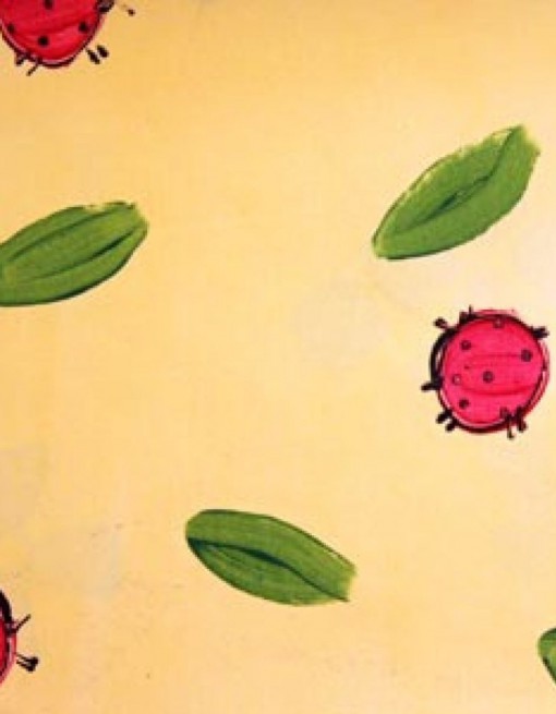 Ladybirds on Cream Coated Table Cloth, Placemats & Aprons - Daily Aids/Dining & Eating Aids