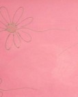 Silver Daisy on Baby Pink Coated Table Cloth, Placemats & Aprons - Daily Aids/Dining & Eating Aids