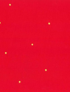 Yellow Dots on Red Coated Table Cloth, Placemats & Aprons - Daily Aids/Dining & Eating Aids