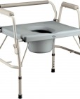 Invacare Bariatric Drop-Arm Commode - Bathroom Safety/Commodes