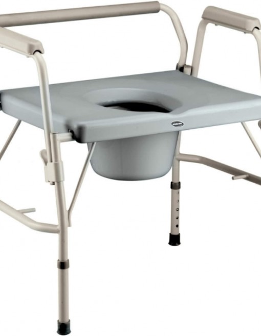 Invacare Bariatric Drop-Arm Commode in Bathroom Safety/Commodes