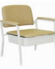 Bedside Commode Deluxe - 50cm Wide Seat - Bathroom Safety/Commodes