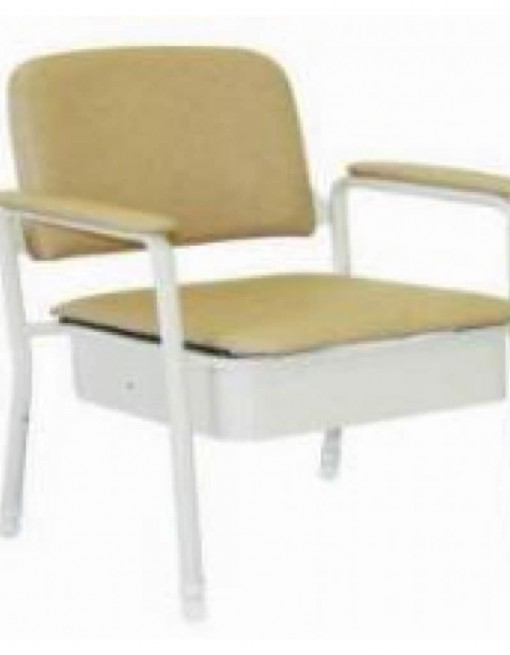 Bedside Commode Deluxe - 50cm Wide Seat in Bathroom Safety/Commodes