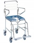 Shower Commode Folding - 44cm - S/Steel - Bathroom Safety/Commodes