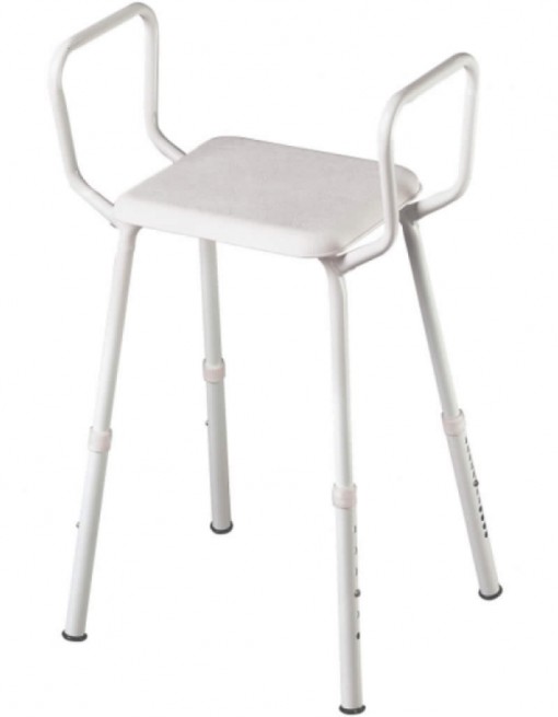 Shower Stool with Arms in Bathroom Safety/Shower Chairs & Seats