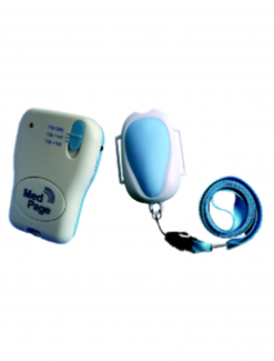 MedPage Tone and Vibrating pager with Waterproof Transmitter Bundle - Daily Aids/Communication Aids