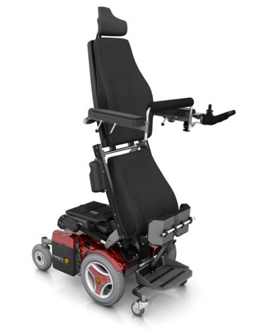 Permobil C400 VS JR. Stander Scripted Power Chair in Pediatrics Kids/Power Wheelchairs for Children