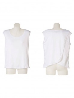 Petal Back Ladies Singlet/Vest/Under Shirt - Adaptive Clothing/Womens/Women's Tops