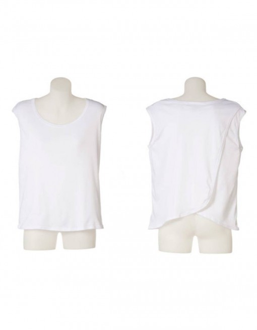 Petal Back Ladies Singlet/Vest/Under Shirt in Adaptive Clothing/Womens/Women's Tops