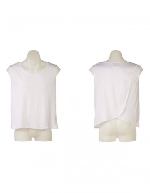Petal Back Mens Singlet/Vest/Under Shirt in Adaptive Clothing/Mens/Men's Tops