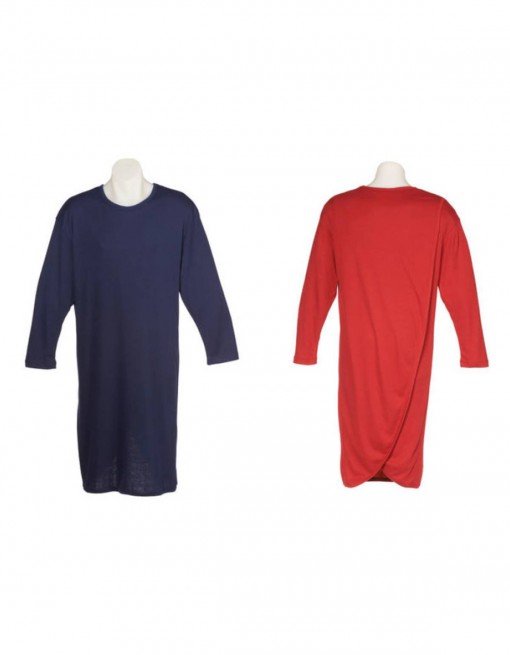 Petal Back Nightshirt L/S in Adaptive Clothing/Mens/Men's Sleepwear