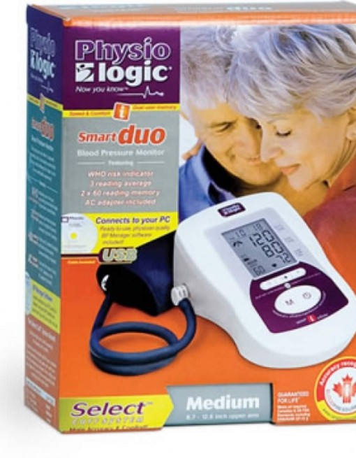 Physio Logic Smart Inflate Duo Blood Pressure Monitor in Health Monitoring/Blood Pressure Monitors