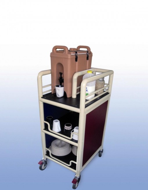 3 Shelf single bay enclosed urn Trolley in Professional/Trolleys/Beverage Trolleys