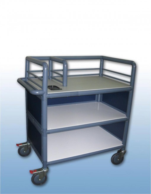 3 x Shelf enclosed single urn trolley in Professional/Trolleys/Beverage Trolleys