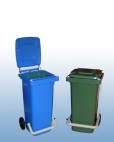 80Litre Foot operated wheelie bin - Professional/Trolleys/Laundry Trolleys