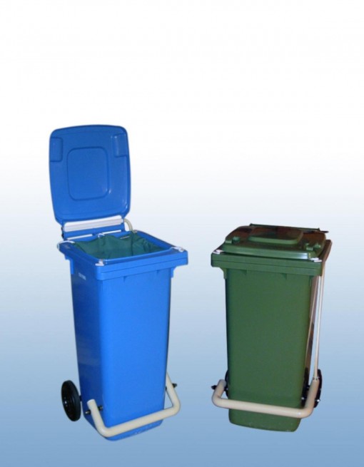 80Litre Foot operated wheelie bin in Professional/Trolleys/Laundry Trolleys