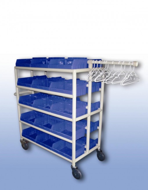 Compact Tub Valet Trolley (x30) in Professional/Trolleys/Laundry Trolleys