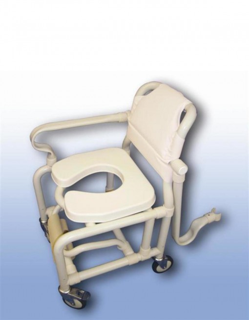Deluxe mobile shower chair in Bathroom Safety/Shower Chairs & Seats