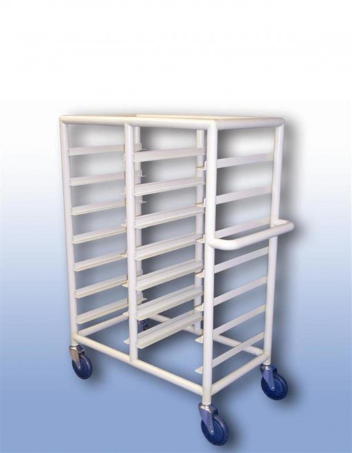 Double Bay 14 x Tray service trolley with Recessed top in Professional/Trolleys/Food service Trolleys