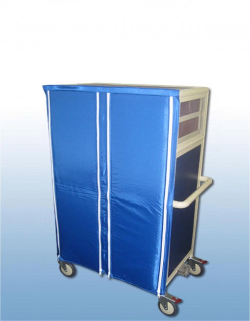 Double Bay 16 x Enclosed tray service trolley with thermal door covers in Professional/Trolleys/Food service Trolleys