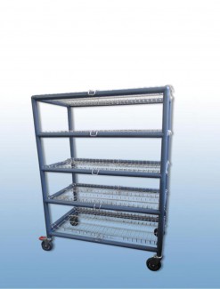Dryer Storage Rack Trolley - Professional/Trolleys/Food service Trolleys