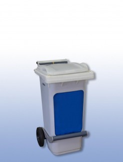 Foot Operated Wheelie Bin - Front Emptying (80L) - Professional/Trolleys/Laundry Trolleys