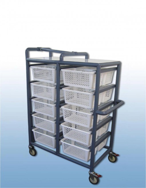 Laundry Valet Trolley (20 x Baskets) in Professional/Trolleys/Laundry Trolleys