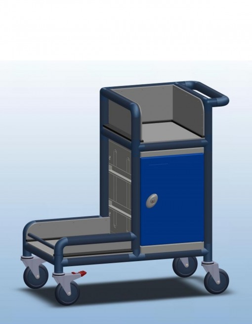 lockable cleaners Trolley in Professional/Trolleys/Modified Trolleys