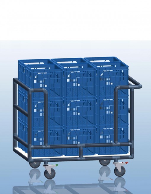 Milk Crate Trolley in Professional/Trolleys/Modified Trolleys