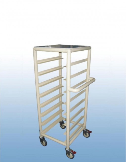 Single Bay 8 x Tray service trolley with Solid top in Professional/Trolleys/Food service Trolleys