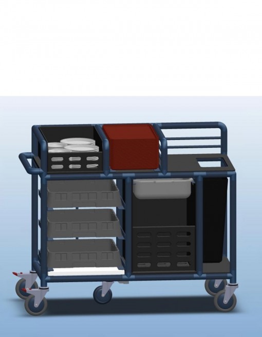 Table Clearing Trolley in Professional/Trolleys/Modified Trolleys