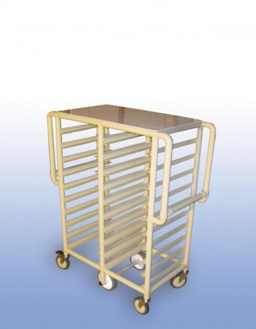 The "Whelan" Double bay 20 x Tray service trolley - Professional/Trolleys/Food service Trolleys
