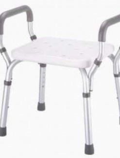 Aluminium Shower Stool - Redgum - Bathroom Safety/Shower Chairs & Seats