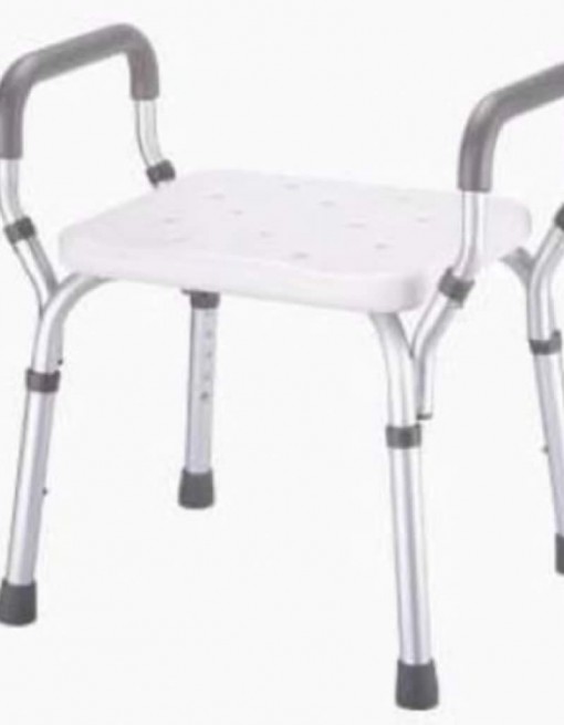 Aluminium Shower Stool - Redgum in Bathroom Safety/Shower Chairs & Seats