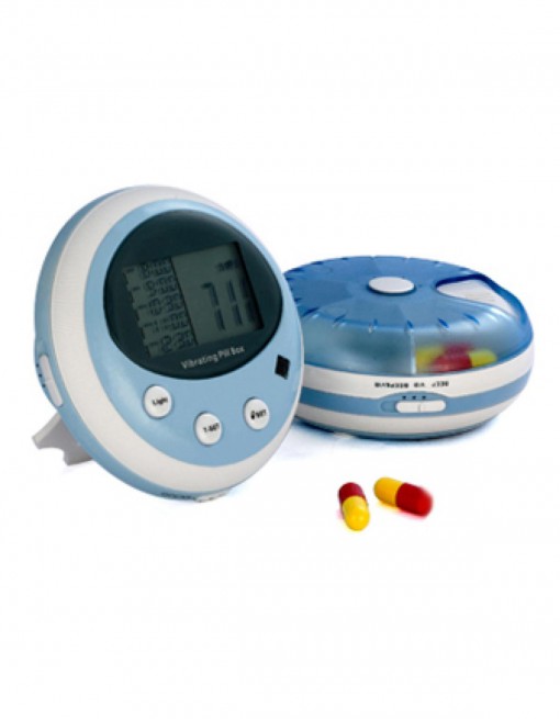 Vibe-5 - 5-Alarm Vibrating Pill Box in Medication Aids/Medication Cases