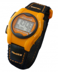 VibraLITE MINI - Velcro Orange Black Band - 12 Alarm Vibrating Watch - Medication Aids/Medication Reminders & Alarms